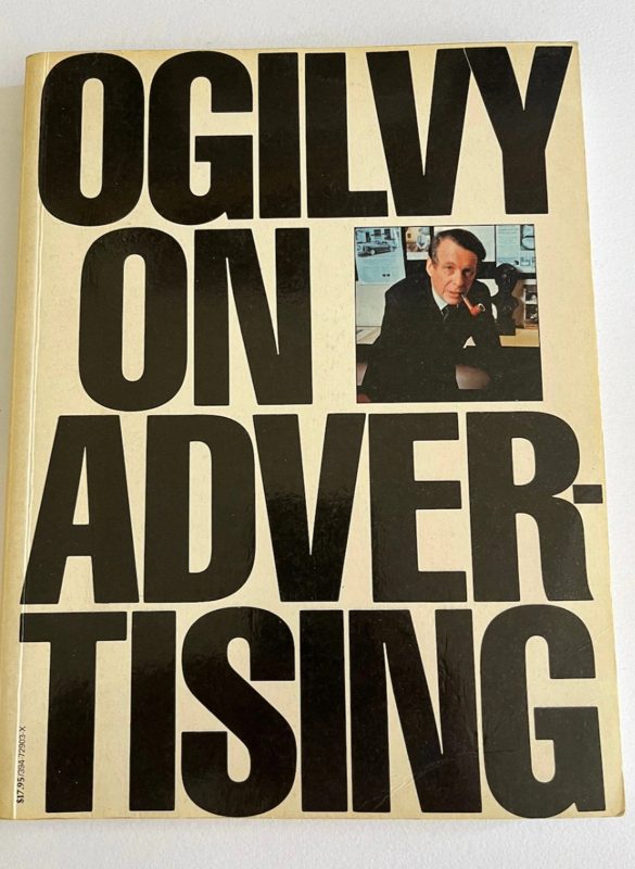 The cover of Ogilvy on Advertising